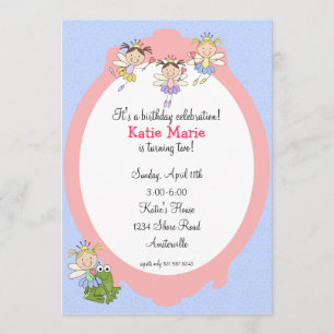 Fairy Friends Invitation Kaart