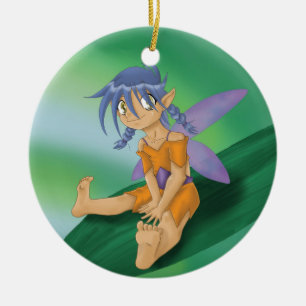 Fairy Fun Keramisch Ornament