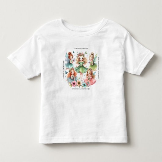Fairy Fun Kinder Shirts (Voorkant)