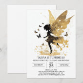 Fairy Garden Avontuur Verjaardag Kaart (Voorkant / Achterkant)