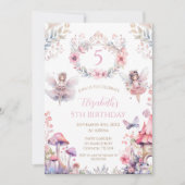 Fairy Garden Birthday Party Invitation (Devant)