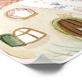 Fairy Garden Enchanted Baby shower Affiche de bien (Coin)