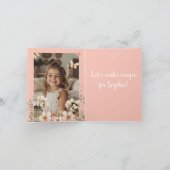 Fairy Garden Girl Birthday Invitation Card (Intérieur)