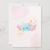 Fairy Garden Invitation Anniversaire (Dos)