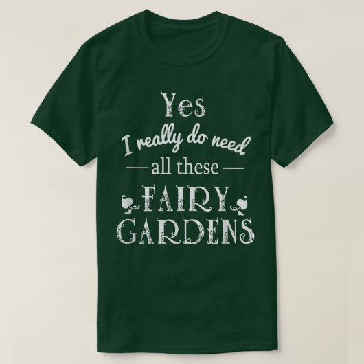 Fairy Garden Lover T-shirt (Design voorkant)