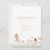 Fairy Garden Party Anniversaire Invitation (Devant)