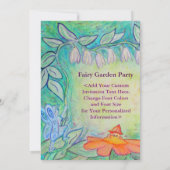 Fairy Garden Party Invitations personnalisés ou in (Dos)
