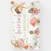 Fairy Garden Princess Magical Birthday Banner  (Verticaal)