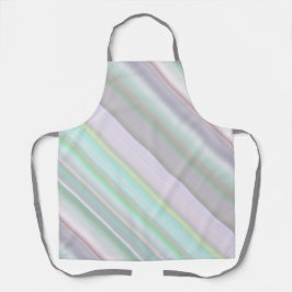 Fairy Garden Roze, Paarse en Mint Stripe Schort