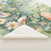 Fairy garden Sherpa Blanket Deken (3/4)