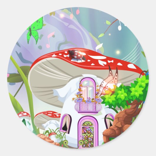 Fairy garden sticker (Voorkant)