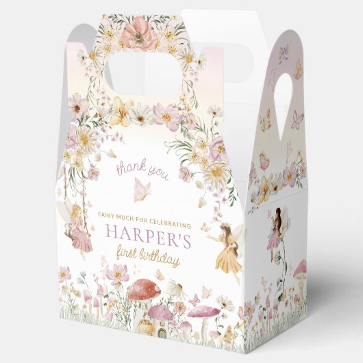Fairy Garden Verjaardag Bedankdoosjes (Geopend)