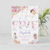 Fairy Garden Verjaardag Kaart (Staand voorkant)