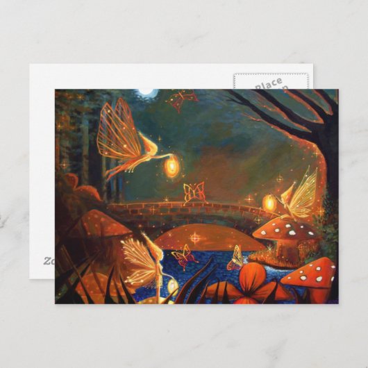 Fairy Gathering Briefkaarten (Voorkant / Achterkant)