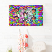 Fairy gepersonaliseerde karakter verjaardag banner (Insitu)