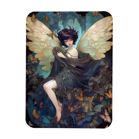 Fairy Girl Fantasy Art Magneet (Verticaal)