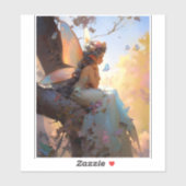 Fairy Girl Fantasy Art Sticker (Vel)