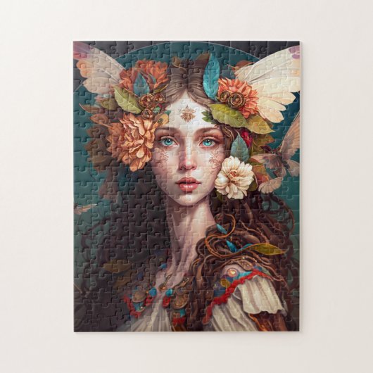 Fairy Girl Imaginaire Art Jigsaw Puzzle (Vertical)
