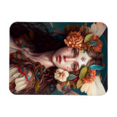 Fairy Girl Imaginaire Magnet d'art (Horizontal)