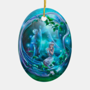 Fairy - Girly Digital Art Keramisch Ornament