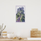 Fairy Glen Castle Scotland Poster (Keuken)