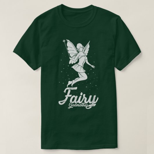 Fairy Godmoeder Fantasy Magical Wand Fantasy T-shirt (Design voorkant)