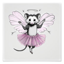 Fairy Godmother Mouse Poster