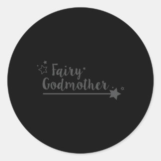 Fairy Godmother Wand Star Spell Fantasy Ronde Sticker