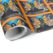 Fairy Guardina Doberman Hond Cadeaupapier (Rol Hoek)