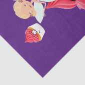 Fairy Happy Birthday Tissue Paper Cupcake Fairy Tissuepapier (Detail)