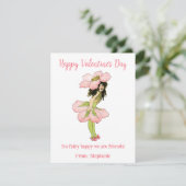 Fairy Happy We zijn vrienden Kinder Valentijnsdag (Staand voorkant)