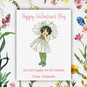 Fairy Happy We zijn vrienden Kinder Valentijnsdag