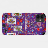 Fairy Hearts Iphone Case Queen (Achterkant (horizontaal))