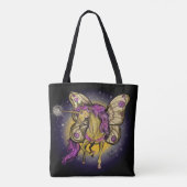 Fairy Horse Yellow keperor Moth Draagtas (Achterkant)