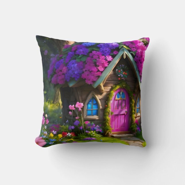 Fairy House Kussen (Voorkant)