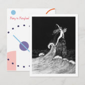 Fairy in Fairyland  kunst Notitiekaartje (Voorkant / Achterkant)