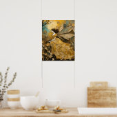 Fairy in het geel poster (Keuken)