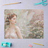 Fairy in het voorjaar tissuepapier (Craft)