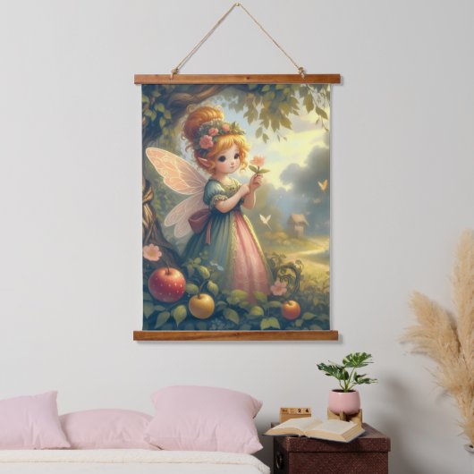 Fairy In The Garden Hangend Wandkleed (Slaapkamer)