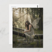 Fairy in the Woods Briefkaart (Voorkant / Achterkant)