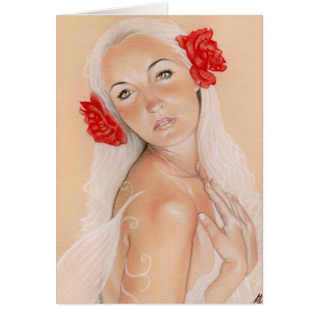 Fairy Intertwond Rozen Card (Voorkant)