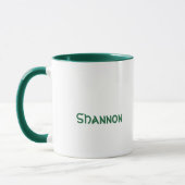 Fairy Irish Girl Custom Name St. Patrick's Day Mok (Links)