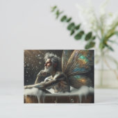 Fairy King neemt een bad Briefkaart (Staand voorkant)