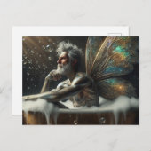 Fairy King neemt een bad Briefkaart (Voorkant / Achterkant)