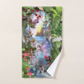 Fairy Kingdom forest dreamland fantasy verhalen Bad Handdoek (Handdoek)