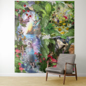 Fairy Kingdom forest dreamland fantasy verhalen Wandkleed (In situ)