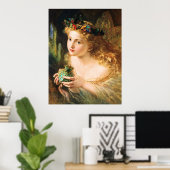 Fairy koningin van Sophie Gengembre Anderson CC121 Poster (Thuiskantoor)