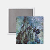 Fairy Land Castle van Edmund Dulac Magnet Magneet (Voorkant / Achterkant)