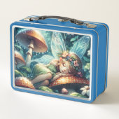  Fairy Land met schattige slak en vlinders (Achterkant)