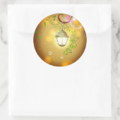 Fairy Lantern Ronde Sticker (Tas)